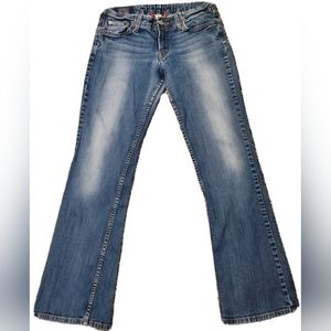 Lucky Brand Wonder Cadence Jeans Women's 4/27 x 29 Low-Rise Bootcut Denim Cotton